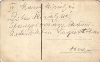 IV. Károly és Zita Spanyolországban a száműzetés ideje alatt / Charles I of Austria and Zita in exil...