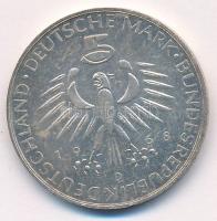 Német Szövetségi Köztársaság 1968D 5M Ag "Max von Pettenkofer születésének 150. évfordulója&quo...