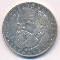 Német Szövetségi Köztársaság 1968D 5M Ag "Max von Pettenkofer születésének 150. évfordulója&quo...