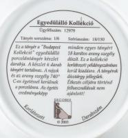 Decobex Fóti dísztál, jelzett, hibátlan, d: 20 cm