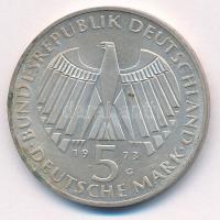 Német Szövetségi Köztársaság 1973G 5M Ag "A Frankfurti Parlament 125. évfordulója" T:UNC,A...