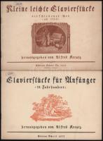 2 darab régi német kotta