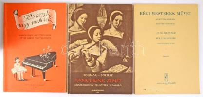 3 darab klf kotta, Kis kezek, Tanuljunk zenét, régi mesterek művei