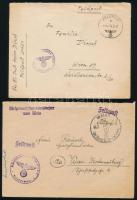Deutsches Reich 20 db 2. világháborús tábori posta levél tartalommal