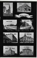 Nowy Sacz, Neu Sandez, Újszandec; Kosciol kolejowy, Starostwo, Dworzec kolejowy, Koszary wojskowe, C...