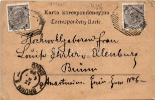 1899 Wadowice, Sokol, Ulica Mickiewicza, Widok ogólny / Sokol house, street view, general view. Fr. ...