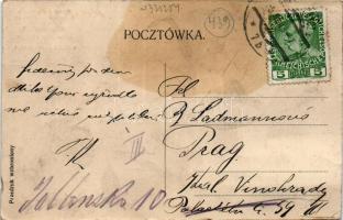 1913 Tustanovichi, Tustanovitse, Tustanowice (Boryslav, Boryslaw); Brand des grössten Oilschachtes d...
