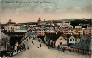 Przemysl, Widok z zasania / Ansicht von Zasanie / general view, bridge (wet corners)