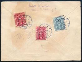 1924 Ajánlott légi levél "WIEN" - Budapest / Registered airmail cover "WIEN" - B...