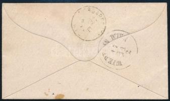 1872 Kisalakú nyomtatvány boríték 2kr bérmentesítéssel "PEST / LIPÓTVÁROS" - Wien / Small-...
