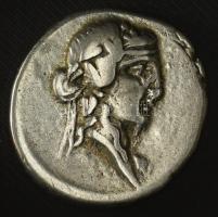 Róma, Köztársaság Kr.e. 90 / Denarius Ag (3,49g) T:XF,VF Roman Republic 90 BC / Denarius Ag "Q TITI" Bearded head of Mutinus Titinus to right / Pegasus prancing to right. "Quintus Titius" (3,49g) C:XF,VF