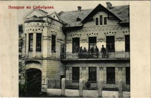 Szenttamás, Bácsszenttamás, Srbobran; ház a Fő utcán / main street, house, villa (fl)