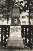 Bártfafürdő Queen Erzsébet monument