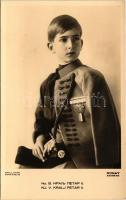 II. Péter jugoszláv király gyermekkori képe / Petar II Karadjordjevic of Yugoslavia. Ronay photo