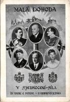 Malá dohoda v sjednocení síla / Czechoslovakian-Yugoslavic alliance, T. G. Masaryk, Edvard Benes, Ki...