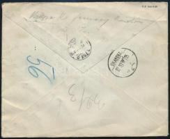 1936 Ajánlott levél "SHANGHAI" - Budapest / Registered cover to Budapest