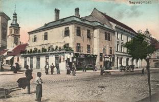 Nagyszombat with the shop of Smekal (Rb)