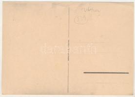 'Melde dich freiwillig zur Waffen-SS' / NSDAP Nazi propaganda, military art postcard (EK)