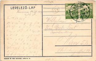 1917 'Gondoljunk hőseinkre: 6-os vártüzér ezred'. Rusznák és Türk kiadása / WWI Austro-Hun...