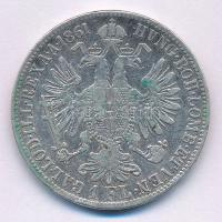 Ausztria 1861A 1Fl Ag "Ferenc József" T:F
Austria 1861A 1 Florin Ag "Franz Joseph&qu...