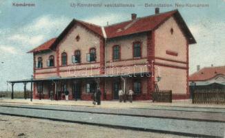 Komárom Railway station with Railway Restaurant