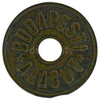 1853-1918 k. "Budapesti Alagút" bronz lemezbárca (26mm) T:XF
Hungary 1853-1918 k. "B...