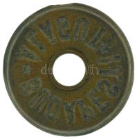 1853-1918 k. "Budapesti Alagút" bronz lemezbárca (26mm) T:XF
Hungary 1853-1918 k. "B...