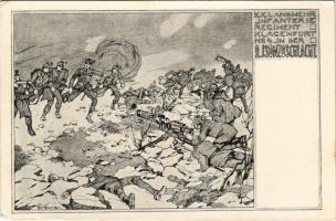 1917 K.K. Landwehr Infanterie-Regiment Klagenfurt No. 4. in der 9. Isonzoschlacht. Für Witwen und Wa...