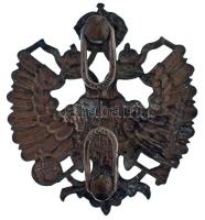 Ausztria DN bronz Habsburg sapkajelvény (46x51mm) T:XF
Austria ND bronze Habsburg cap badge (46x51m...