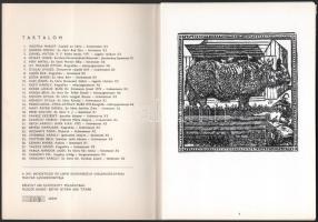 1972 Magyar Kisgrafika. A XIV. Nemzetközi Ex Libris Kongresszus magyar ajándékmappája. Bp., 1972, Ki...