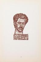 Stettner Béla (1928-1984): 40 metszete, 500/186. sorszámozott példány, KBK kiadói mappában, lapméret...