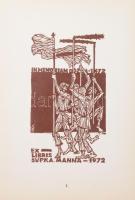 Stettner Béla (1928-1984): 40 metszete, 500/186. sorszámozott példány, KBK kiadói mappában, lapméret...