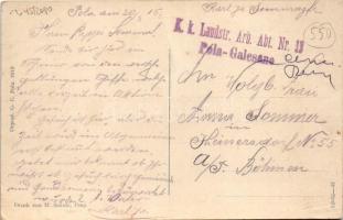 1915 Seeschlacht in der Gegenwart / WWI Austro-Hungarian Navy, K.u.K. Kriegsmarine art postcard, bat...