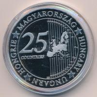 DN "Eurófantáziák - Szent Korona" Ag emlékérem kapszulában (20,7g/0,999/38,61mm) T:PP pati...
