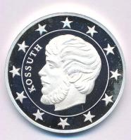 DN "Eurófantáziák - Kossuth Lajos" Ag emlékérem kapszulában (20,7g/0,999/38,61mm) T:PP pat...