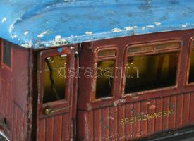 cca 1930 Marklin Mitropa étkezőkocsi, korának megfelelő állapotban, h: 34 cm /// c. 1930 Märklin Mit...