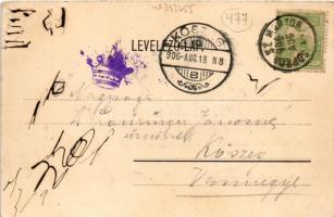 1906 Lánzsér, Lándzsér, Landsee (Sopronszentmárton, Markt Sankt Martin); várrom / Schloßruine / cast...