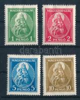 1932 Nagy Madonna falctalanított sor, 2P elvékonyodás / thin paper (*52.000)