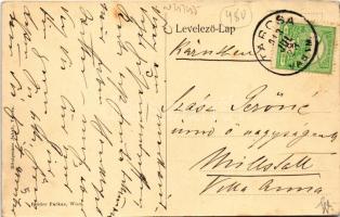 1913 Tarcsa, Tarcsafürdő, Bad Tatzmannsdorf; Sétatér. Hönigmann Jakab kiadása / spa promenade (EK)