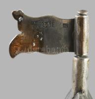 1870 Ezüst (Ag) malom alakú besamin tartó. 1870, orosz, 84 zolotniki jel, m: 15 cm, 141g /// 1870 Si...