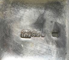 1870 Ezüst (Ag) malom alakú besamin tartó. 1870, orosz, 84 zolotniki jel, m: 15 cm, 141g /// 1870 Si...