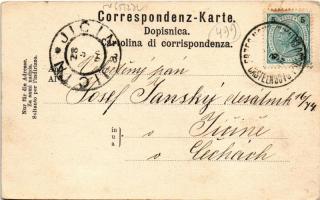 1900 Herceg Novi, Castelnuovo; Thurm / Torre / tower. Verlag von Erminio Mandel (EK)