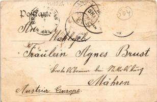 1905 Beijing, Peking; street view with gate (fa)