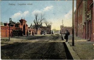 Beijing, Peking; Legation Street (worn edges)