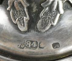 1870 Ezüst (Ag) Szentelt olaj tartó. 1870, orosz, 84 zolotniki jel, m: 14 cm, 133g /// 1870 Silver (...