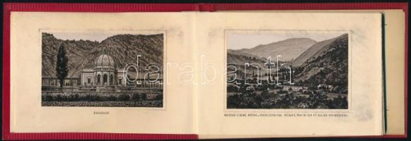 cca 1880 Souvenir de Herkulesbad (Mehadia). Wegweiser für Herkulesbad (Mehadia.) Herkulesbad, : Lepp...