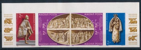 1982 Vatikáni magyar kápolna műalkotásai ívsarki vágott 4-es csík