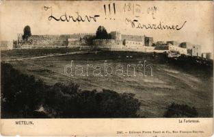 1907 Mytilene, Metelin; La Forteresse / fortress, castle (tear)