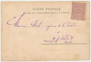 1900 Eskisehir, Eskichehir; Bahnstation / railway station, train, locomotive. Max Fruchtermann (fl)