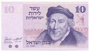 Izrael 1973. 10P "0234261558" T:F szép papír
Israel 1973. 10 Pounds "0234261558&quot...